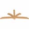 Ekena Millwork Davenport Timber Gable Bracket, Western Red Cedar, 96"W x 44"H x 3 1/2"D x 5 1/2"F, 11/12 Pitch GBW096X44X0406DAV00SWR - alternate 3